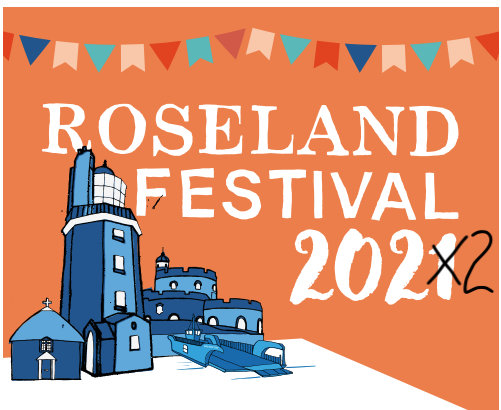 Roseland Festival poster with 2021 crossed out